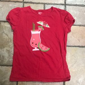 Girls Crazy 8 watermelon top. Size XL(14). Excellent condition. Smoke free home